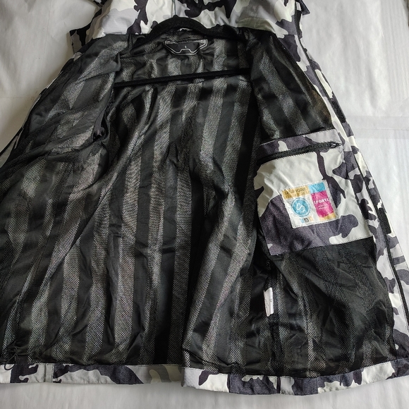 OTU Waterproof Jacket Men’s Small Breathable Camouflage Lined Hiking Full Zip - Picture 8 of 16